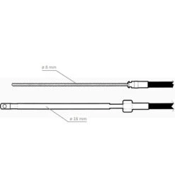 ULTRAFLEX Câble M66 -Plastimo Magasin ultraflex cable direction m66 1 1