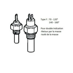 VDO Capteur De Température (huile, Eau) -Plastimo Magasin vdo capteur de temperature huile eau 6