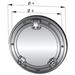 VETUS Hublot Inox Rond PWS 7 VETUS Hublot Inox Rond PWS -Plastimo Magasin vetus hublot inox rond pws 2