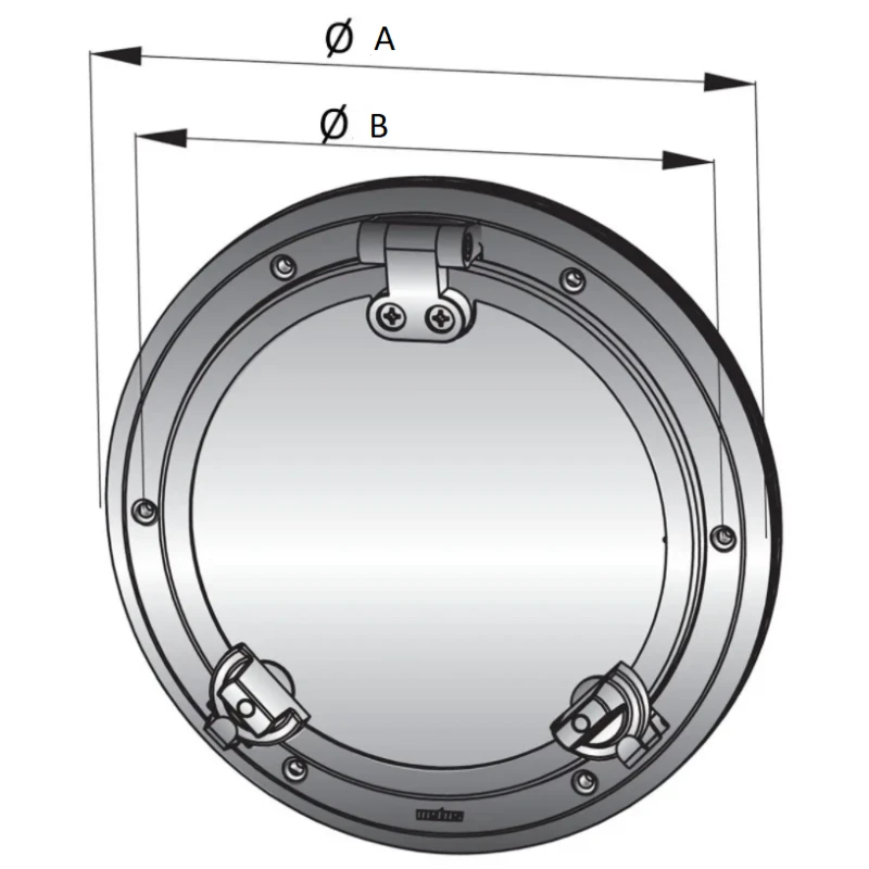 VETUS Hublot Inox Rond PWS 5 VETUS Hublot Inox Rond PWS – Image 3
