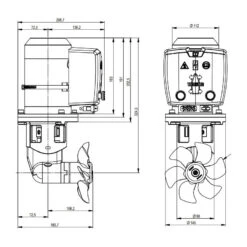 VETUS Kit Propulseur D'étrave Bateau De Moins De 7 M -Plastimo Magasin vetus kit propulseur d etrave bateau sous 7m 3