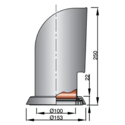 VETUS Manche à Air Inox ø 100 Mm 7 VETUS Manche à Air Inox ø 100 Mm -Plastimo Magasin vetus manche a air inox o 100 mm 2