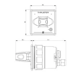 VETUS Panneau Propulseur Pro à Levier -Plastimo Magasin vetus panneau propulseur pro a levier 2