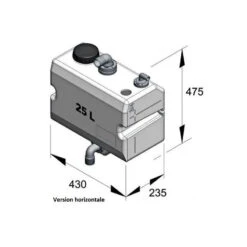 VETUS Réservoir De Cloison Eaux Noires 25 à 80 L 11 VETUS Réservoir De Cloison Eaux Noires 25 à 80 L -Plastimo Magasin vetus reservoir de cloison eaux noires 25 a 80 l 2
