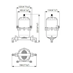 VETUS Vase D'expansion Capacité 0,75 L 8 VETUS Vase D'expansion Capacité 0,75 L -Plastimo Magasin vetus vase d expension capacite 075 l 2