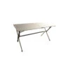 VIA MONDO Table Aluminium 6 Personnes