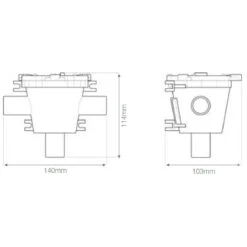 WHALE Collecteur En T Avec Capteur IC -Plastimo Magasin whale collecteur en t avec capteur ic 3