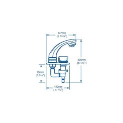 WHALE Kit Douchette élégance 7 WHALE Kit Douchette élégance -Plastimo Magasin whale kit douchette elegance 2