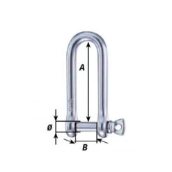 WICHARD Manille Cosse Axe Imperdable -Plastimo Magasin wichard manille cosse axe imperdable 2